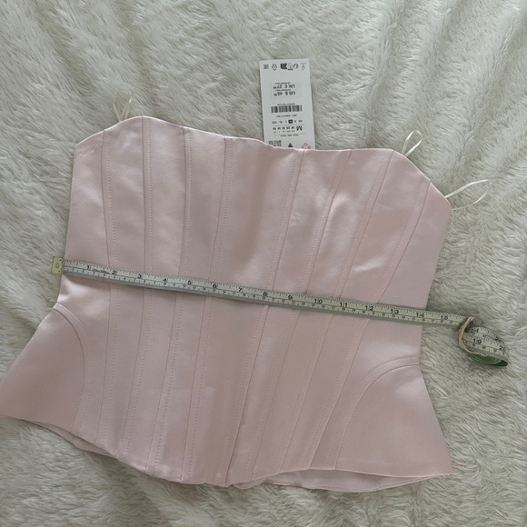 Zara Satin Corset Top - Picture 3 of 4